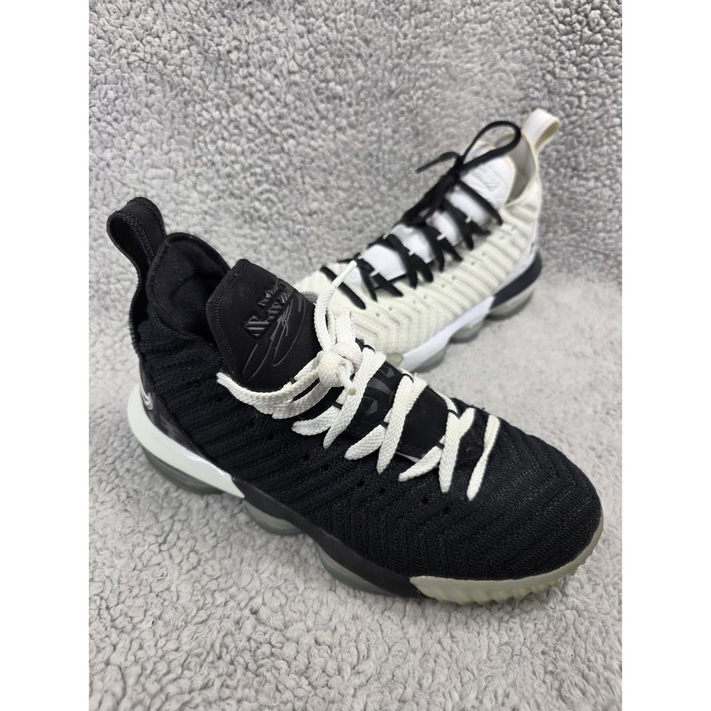 Size 8 - Nike LeBron 16 Equality White Black BQ5969-100 Mens